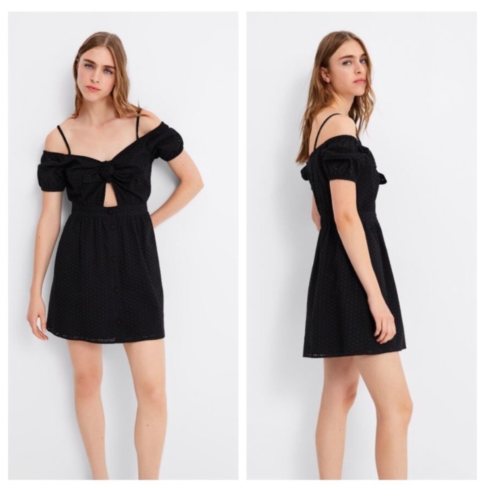 Zara • Cutwork Embroidery Dress